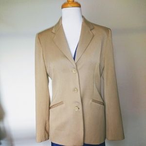 THALIAN Tan Beige dress jacket size 6 EUC